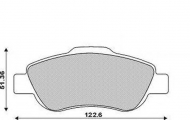 Комплект тормозных колодок MAGNETI MARELLI 430216171409