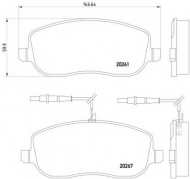Комплект тормозных колодок HELLA 8DB 355 010-501