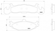 Комплект тормозных колодок HELLA 8DB 355 010-771