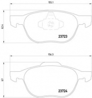 Комплект тормозных колодок HELLA 8DB 355 011-191
