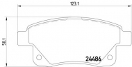 Комплект тормозных колодок HELLA 8DB 355 012-781