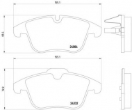 Комплект тормозных колодок HELLA 8DB 355 013-731
