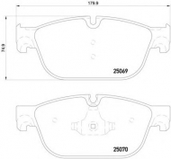 Комплект тормозных колодок HELLA 8DB 355 015-061