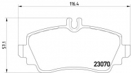 Комплект тормозных колодок HELLA 8DB 355 018-311