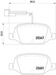 Комплект тормозных колодок HELLA 8DB 355 019-631