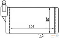 Теплообменник BEHR HELLA SERVICE 8FH 351 024-401