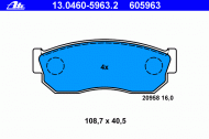 Комплект тормозных колодок ATE 13.0460-5963.2