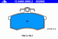 Комплект тормозных колодок ATE 13.0460-2965.2