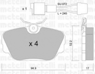 Комплект тормозных колодок METELLI 22-0042-0K