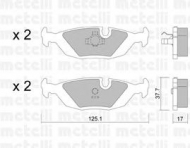 Комплект тормозных колодок METELLI 22-0070-1