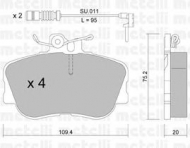 Комплект тормозных колодок METELLI 22-0158-0K