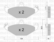 Комплект тормозных колодок METELLI 22-0165-0