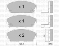 Комплект тормозных колодок METELLI 22-0171-0