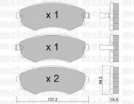 Комплект тормозных колодок METELLI 22-0518-0