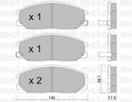 Комплект тормозных колодок METELLI 22-0632-0
