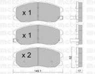 Комплект тормозных колодок METELLI 22-0778-0