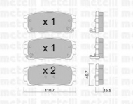 Комплект тормозных колодок METELLI 22-0779-0