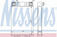 Теплообменник NISSENS 72028