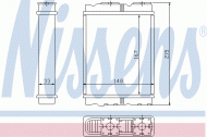 Теплообменник NISSENS 72050