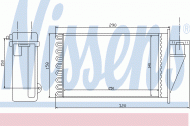 Теплообменник NISSENS 71444