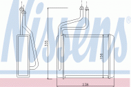 Теплообменник NISSENS 71744