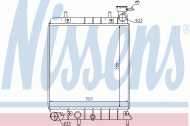 Теплообменник NISSENS 67022