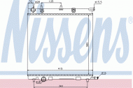 Теплообменник NISSENS 61284
