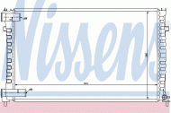 Теплообменник NISSENS 61322