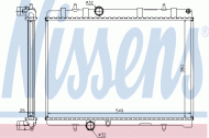 Теплообменник NISSENS 63605A