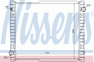 Теплообменник NISSENS 63332