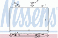 Теплообменник NISSENS 67504