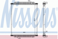 Теплообменник NISSENS 67218