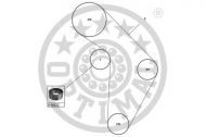 Ременный комплект OPTIMAL SK-1023