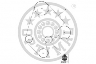 Ременный комплект OPTIMAL SK-1037