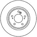 Тормозной диск MAPCO 15614