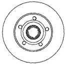 Тормозной диск MAPCO 15868