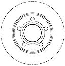 Тормозной диск MAPCO 15877