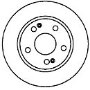 Тормозной диск MAPCO 25519
