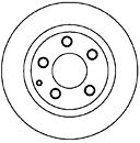 Тормозной диск MAPCO 25527