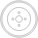 Тормозный барабан MAPCO 35502