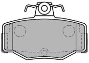 Комплект тормозных колодок MAPCO 6586