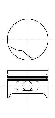 Поршень AE 24136 STD
