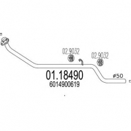 Трубка MTS 01.18490