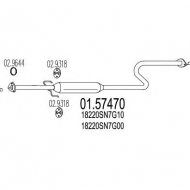Амортизатор MTS 01.57470