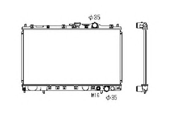 Vodyanoj Radiator Mitsubishi Rvr N1 W N2 W 2 0 Td N18w