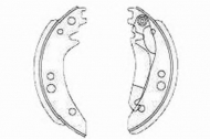 Комлект тормозных накладок NECTO N1667