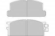 Комплект тормозных колодок NECTO FD6530V