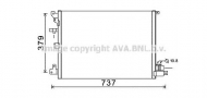 Конденсатор AVA QUALITY COOLING VOA5152