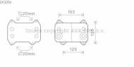 Теплообменник AVA QUALITY COOLING DF3054