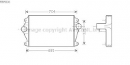 Теплообменник AVA QUALITY COOLING MN4036